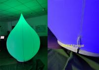 Ballon gonflable lumineux RGB en forme de lotus, conçu pour les conservateurs et les designers