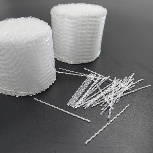 Synthetic Polypropylene Fiber Wave Form 54mm For Shotcrete