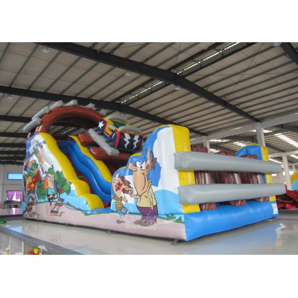 Outdoor Roller Coaster Commercial Inflatable Water Slides High Slide Design
