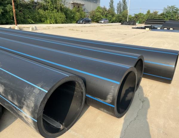 White Blue Heavy Duty Dredging HDPE Pipe With Tensile Strength High Wear Resistant