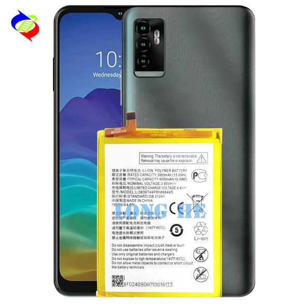 ZTE A71 A7S Li3839T44P8h866445 Батарея для мобильных телефонов с высокой емкостью и серебряной отделкой