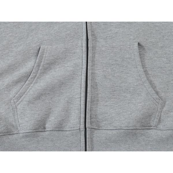 160gram Cotton SGS Anti Pilling Athletic Pullover Hoodie Embossed Zip Unisex