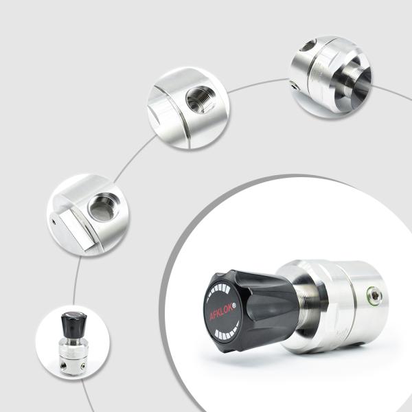 Регулятор воздушного давления нержавеющей стали R12 промышленный для кислорода водопода аргона СО2