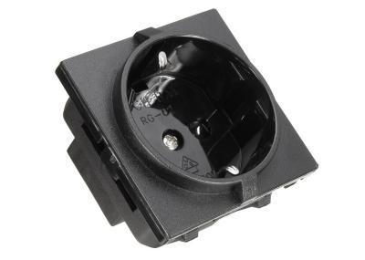 DIN 49 440 EU Plug Standard AC Schuko Outlet Single Plug Wall European Power Socket RG-02 250V 16A IP20 Waterproof