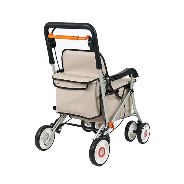 Ходок Rollator алюминиевого медицинского оборудования реабилитации облегченный с местом