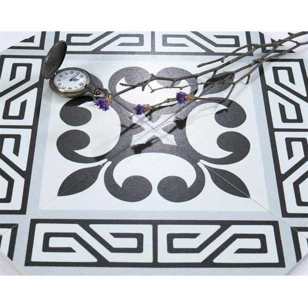 20x20cm Black Gray Ceramic Rustic Tile for Bathroom Kitchen