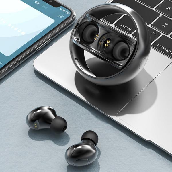 Star Ring Wireless Bluetooth Headset TWS Earphones Earbuds Bass In Ear With Mic Stereo