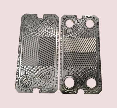 Flexible Material Brazed Plate Heat Exchanger Plate with Single Plate Configuration