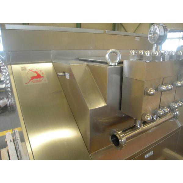 Acier inoxydable à échelle réduite machine de homogénisateur de lait de 500 l/h