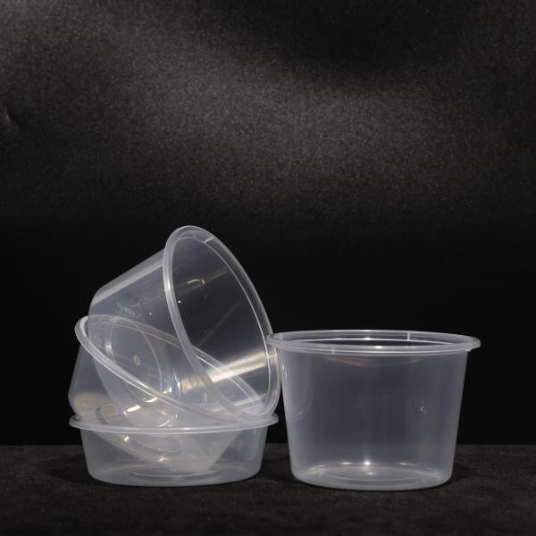 440ml PP Material Lunch Box Round Shape Plastic Lunch Containers OEM Brand