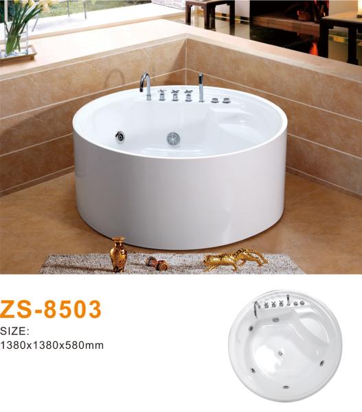 Residential Commercial Acrylic Freestanding Jetted Tub with Custom Color