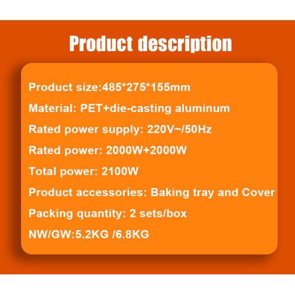 Продажа электрической упаковки на заказ для домашнего и наружного водонепроницаемого индукционного котла