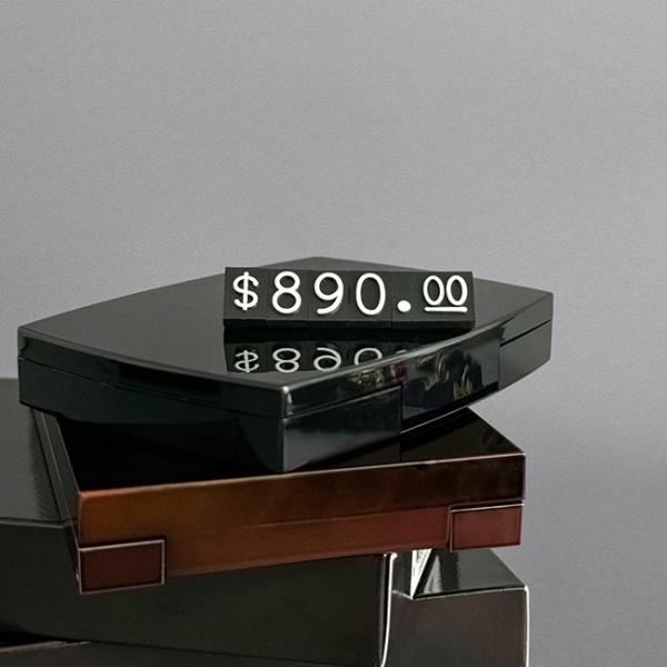 130 шт. 10*7,5 мм Треугольная цена Кубики для ювелирных изделий часы сигареты макияж