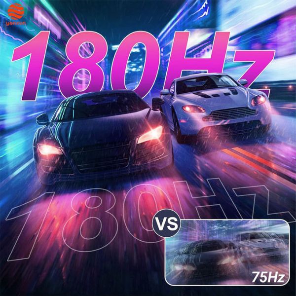 24 Inch 180Hz Gaming Monitor RGB Lighting 99% SRGB Black Color PC Monitor