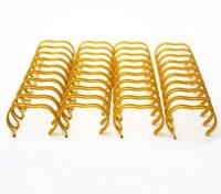 Double bobine d'obligatoire en spirale de boucles de l'attache 34 de boucle du livre 6.4mm