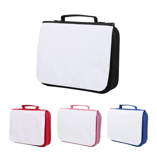 Sac de rangement horizontal 600D polyester sac biblique sublimation porte-documents portable pour les photos impression bricolage