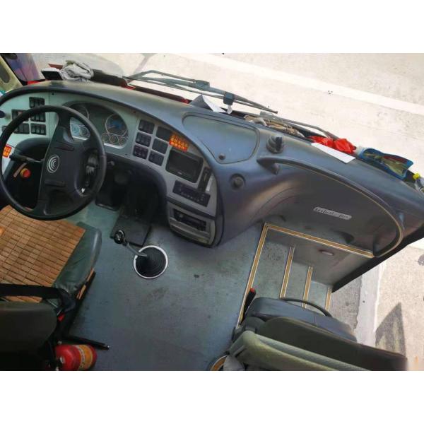 O tipo usado ZK6116 48 de Yutong do ônibus de excursão assenta a direção esquerda de embalagem Nude do chassi da bolsa a ar do ônibus do passageiro das portas dobro