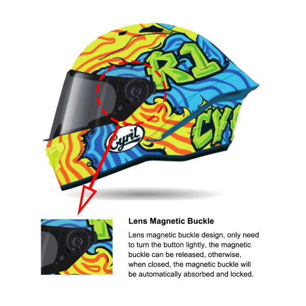 Replace/Repair Customized Logo Accepted Full Face Motorcycle Helmet with ABS Material