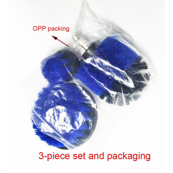 Щетинка щетки чистки 2inch электрического сверлильного аппарата ковра пола Bathroom вращая голубая