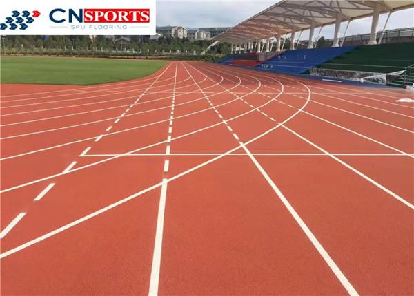Stadium Rubber Running Track PU Athletic Running Track IAAF certificate Non-Toxic