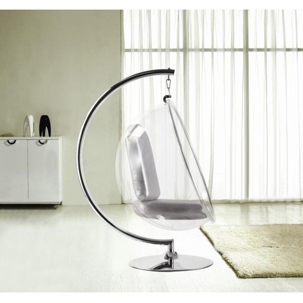 Standing Egg Hanging Ball Chair Modern Acrylic Balloon Hanging Bubble Chair