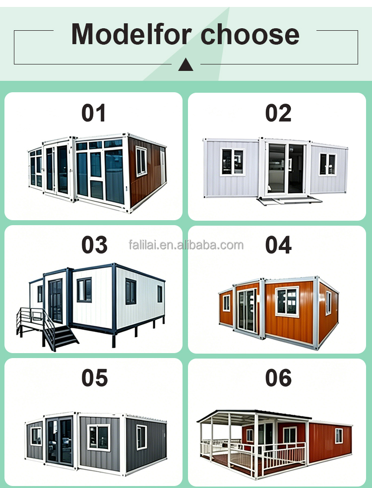 Insulated Modular 20Ft 40Ft Expandable Container House 2 3 4 Bedroom Luxury Portable Outdoor Mall Kitchen Home Sale
