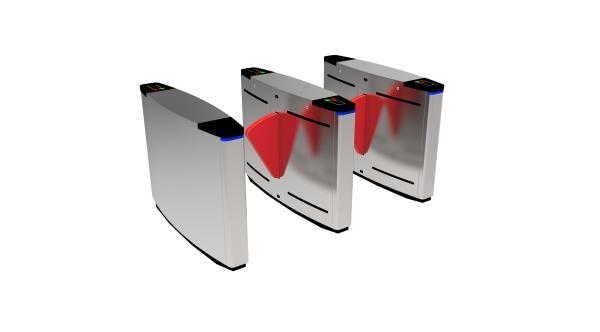 Speed Optical Swing Turnstile gate Access Control 550mm Turboo