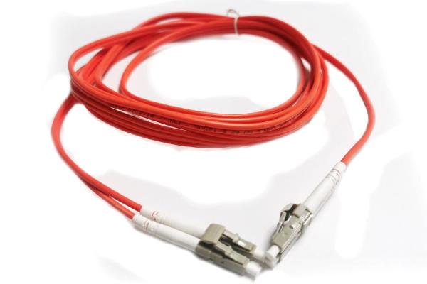 MultiMode Duplex LC 3MM 3m Fiber Optic Patch Cable Good Temperature Stability