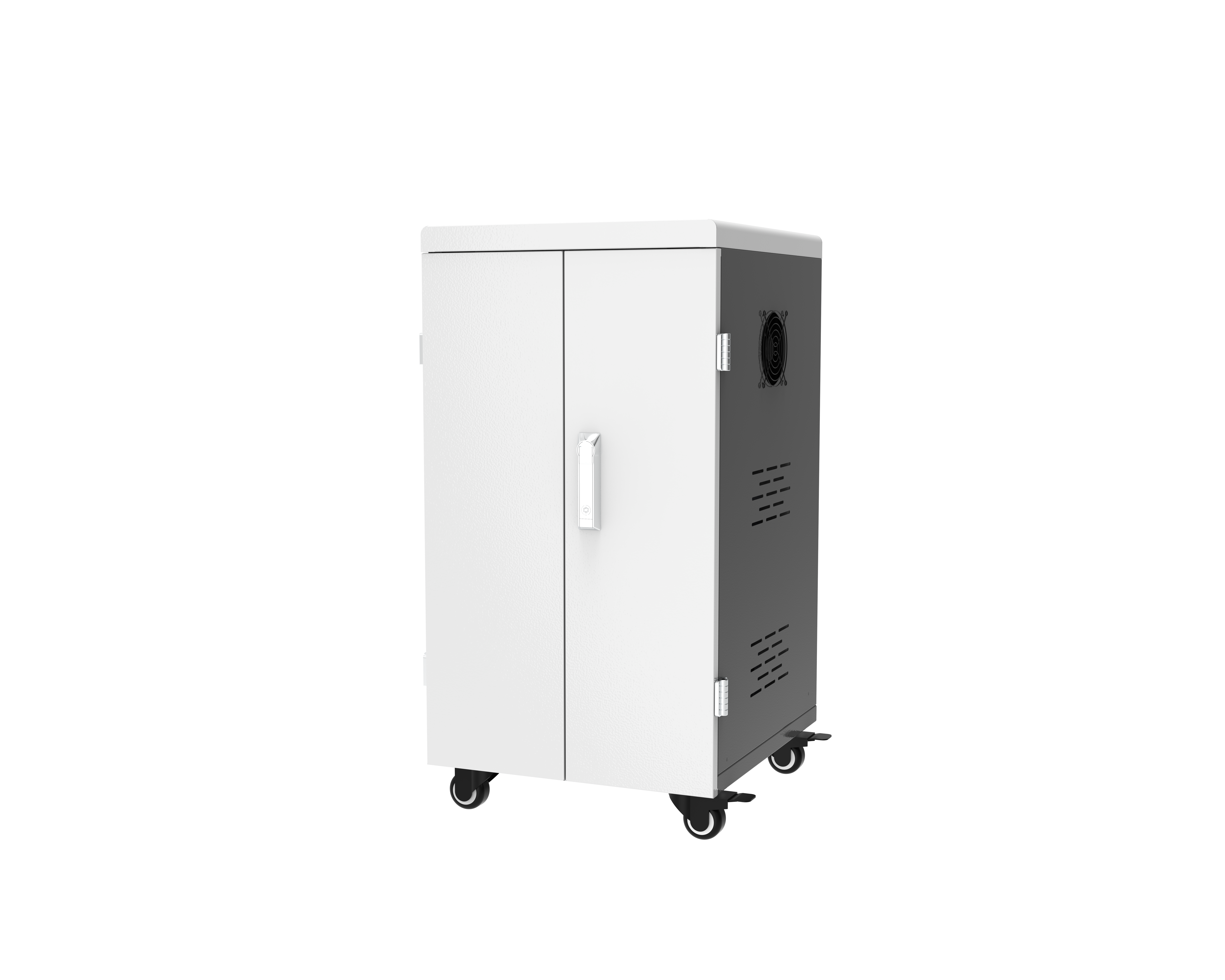 New Version AC Power Sockets Charging Cabinet 42 Ports Charging Cart