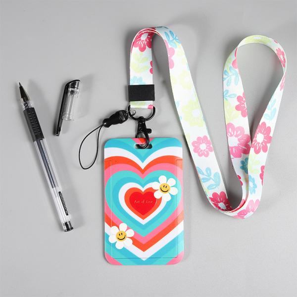 Практический Deyi Custom Logo Lanyard Card Holder для конференций