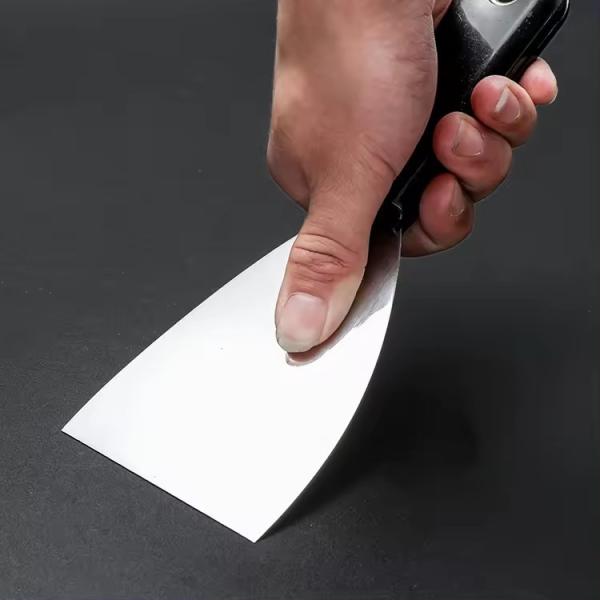 Plastic ABS Handle Soft Grip Flexible Stainless Steel Carbon Steel Rust-free Putty Knife Scrapers