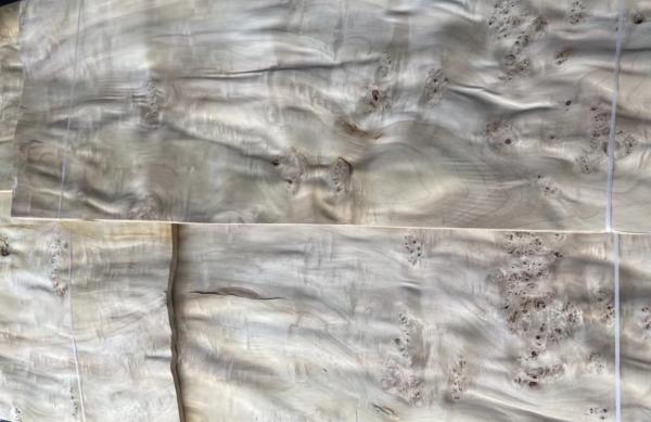 Mappa Burl Wood Veneer Length 0.5m-2m / 2cm-2.44m/ 2.45m-3.6m