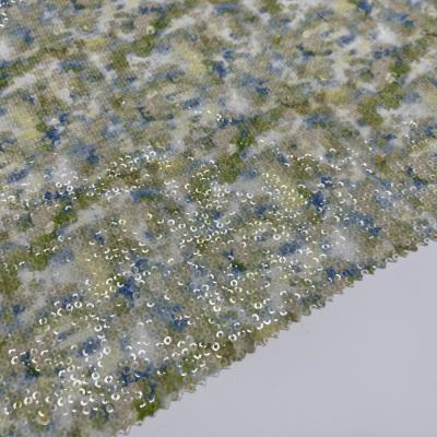 Garment 285gsm Sequins Embroidery Fabric M13-014