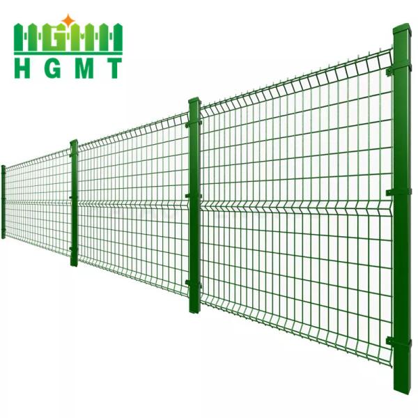 El PVC amistoso de ECO cubrió el color soldado con autógena curvado 3D de Mesh Fence RAL6007 del alambre