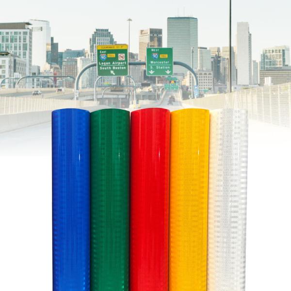 Customized UV Printable Road Sign Material Reflective Traffic Sign Sticker Sheets Self Adhesive