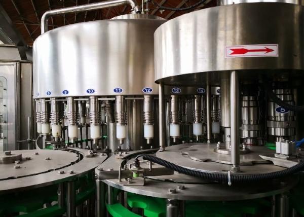 25000BPH 4.4kw Soda Water Bottling Equipment PLC PET Plastic Bottle