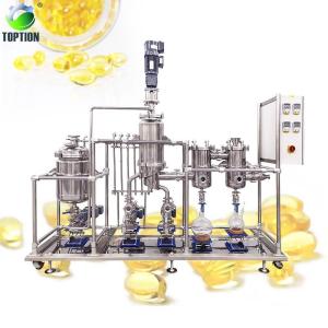 DHA EPA Purification Wiped Film Evaporator TOPTION Short Path Evaporator