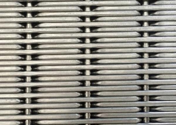 Passo tecido de aço inoxidável da urdidura do diâmetro 17.5mm de Mesh Panels 2mm do fio do SUS 304