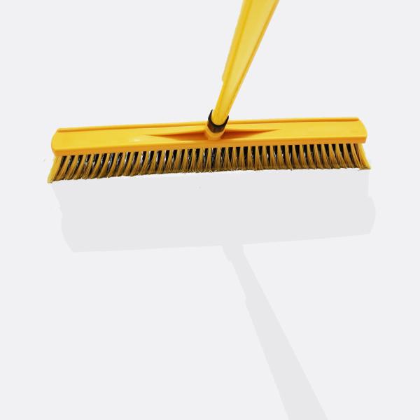 Long Steel Handle Outdoor Indoor Broom Bathroom Tile Floor