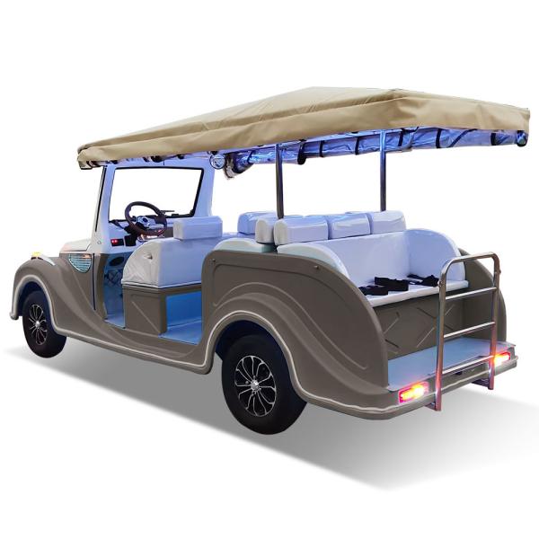 Carro Elétrico Clássico 8 lugares Carrinho Vintage Três fileiras de lugares 8 passageiros para venda