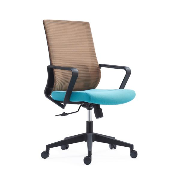 Upholstery Mesh Swivel Office Chair With Lumber Support 3 Years Warranty