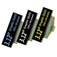 3Module d'affichage OLED graphique de 12 pouces 256x64 avec SSD1322 Driver IC - Options de police jaune, blanche ou bleue