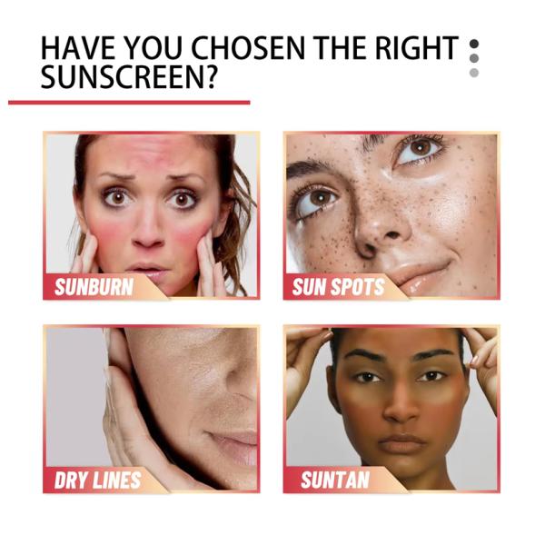 Customized Collagen SPF Sunscreen Cream Facial Serum Lotion SPF 30 50