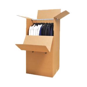 Custom Removable Hanging Rod Suitable for Hanging Clothes Cardboard Wardrobe