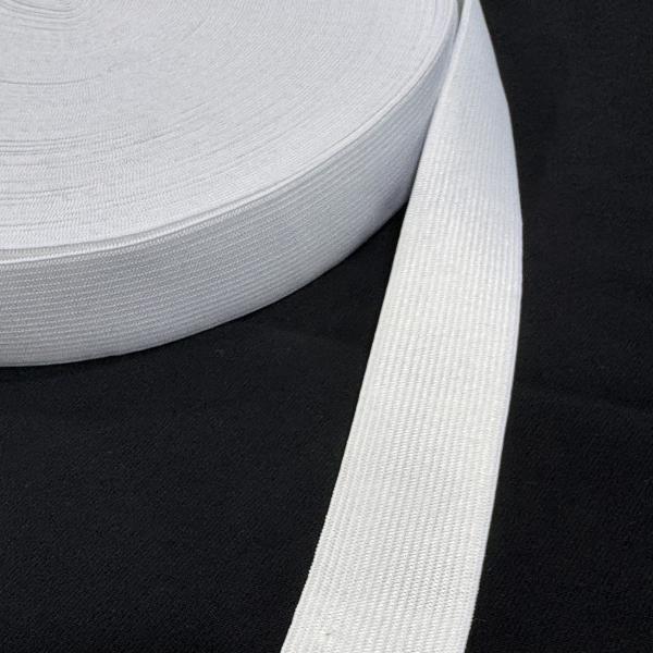 6mm 8mm 25mm 50mm Stretchable White Black Elastic Fabric Tape Garment Accessories