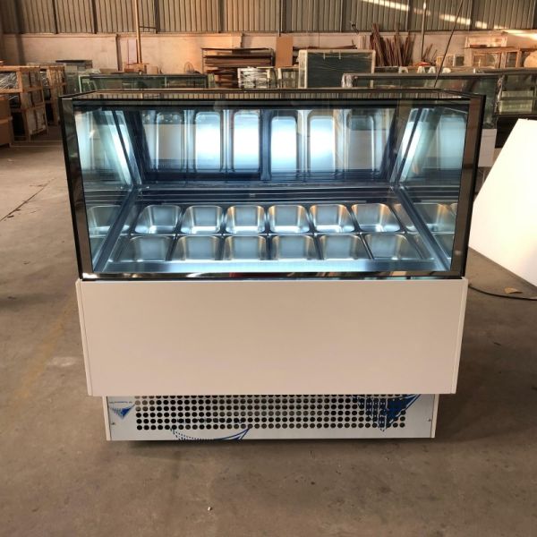 Commercial Ice Cream Freezer Quick Frozen Italian Cake Display Refrigerator