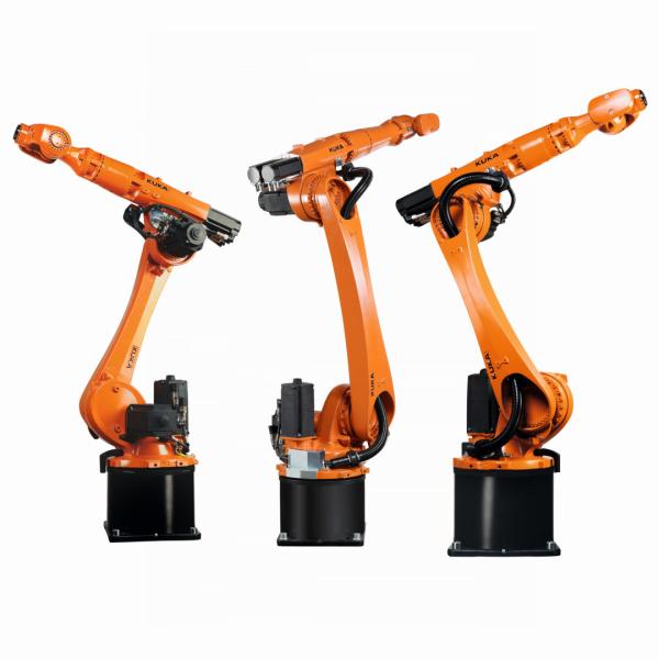O braço KUKA KR16 R1610 do robô industrial de KUKA com o prendedor CNGBS do copo da sução personalizou o prendedor para Palletizing