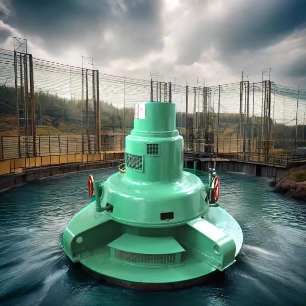 Stainless Steel Kaplan Hydro Turbine Generator 220-11000V Rated Voltage 100-1500r/min Speed
