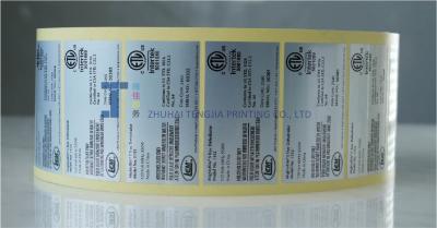 Electrical Safety Labels Stickers Weather Proof