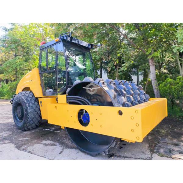 Rouleau mécanique à tambour unique LT214B de 14 tonnes avec pied de mouton